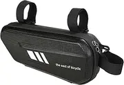 Bike Frame Bag, Waterproof Cycling Pack, PU Leather Pouch, Tool Pack for Mountain Road Bike, Outdoor Cycling Accessories