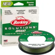 Berkley Solutions Braided PE Fishing Line 30 lb 110 yd Moss Green FREE SHIPPING
