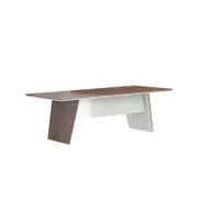 Modern Furniture ANDERS Boardroom Table 240cm - Hazelnut & Beige