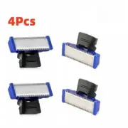 4x Double-Side Replacement Head For Microtouch Solo Mens Shaver Electric Trimmer