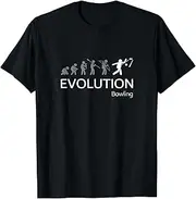 [VidiAmazing] Evolution Bowling, Bowling - Funny Evolution T-Shirt ds474 T-Shirt