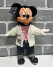 Vintage Applause Mickey Mouse Sock Hop MCM 50’s Decor Outfit Plush Doll w/Tags