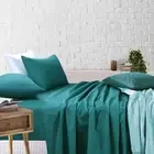 Bed Sheets Cotton Rich Single Double King Queen King Single Fitted Flat Sheet
