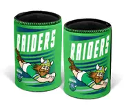 Canberra Raiders NRL Retro Mascot Beer Can Bottle Cooler Stubby Holder Cosy