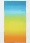 Sun Squad Ombré Design Cotton Velour Beach Towel 32"x62" Blue Green YellowOrange