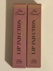 Too Faced Lip Injection Power Plumping Lip Gloss - Soulmate & Glossy Bossy -