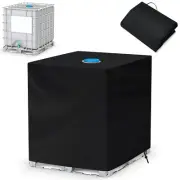 1000L Water Tank Cover Rain Sun Protective Hood UV Resistant IBC Container 210D