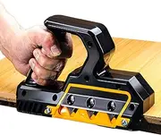 Plasterboard Edger | Chamfering Planer - Angle Beveler for Trimming, Cutting Tool, 45 Degree and 60 Degree Tilt Angle
