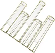 PAMINGONO Hinged Flower Vases with Test Tubes Rotatable Metal Stand for Desktop for Home Wedding Decor Propagation Station Plant Display