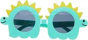 [MOBUTOFU] Novelty Dinosaur Glasses for Adults Fun Birthday Graduation Party Sunglasses Whimsical Cartoon Design Durable Plastic Eyewear for All Ages Unique Party Accessory