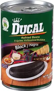 Goya Foods Ducal Refried Black Beans 11-Ounce Pack of 24