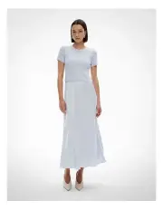 [Witchery] Hybrid Short Sleeve Dress in Dove Blue