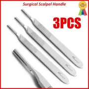Set of 3 Dental Scalpel Handle Knife Blade holder Surgical Instruments