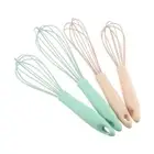 Sauces Cooking Silicone Milk Frother Manual Blender Egg Beater Mixer Whisk