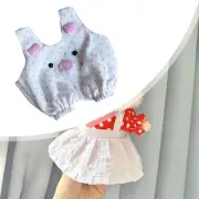 20cm Dolls Clothes Pig Pattern Pants for Halloween Present Valentine's Day