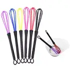 Mini Salon Hairdressing Tool Tint Color Dye Whisk Balloon Whip Mixer Random_GL