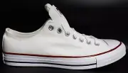 Converse Chuck Taylor All Star OX Low-Top Unisex Sneakers, White, Size 9.5/11.5