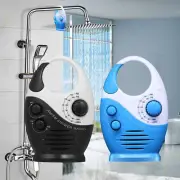 Shower Radio Waterproof AM FM Radio Portable Radio Mini Speaker Portable