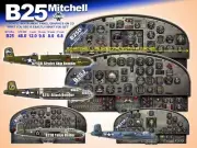 B25 MITCHELL COCKPIT instrument panel CDkit