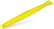 PAPAZOO Fish Measuring Board - 32in/80cm Folding Fishing Ruler Lightweight Bump Board - Easy to Read and Portable Crab & Fish Measure Device, Fish Ruler for Boat, Kayak, Yellow
