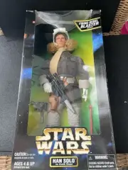 Star Wars Action Collection Han Solo in Hoth Gear 12" Figure Kenner 1997 NEW