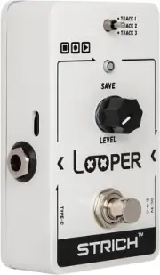 Looper Guitar Pedal with 3 Slots For Saving Loop Tracks, One Knob to Rule All...