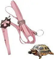 FmtwPhn Turtle Whale Small Harness Strap for Turtles, Adjustable PU Leather Harness Lines for Outdoor Use Control Rope - Multicoloured Chest Collar Harness Strap for Hiking
