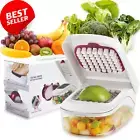 Vegetable Chopper, Spiralizer, Mandoline Slicer, Dicer, Container