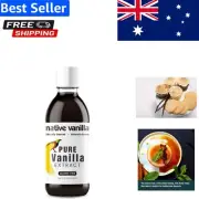 Authentic Pure Vanilla Extract 4 oz - Enhances Baking & Cooking with Real Flavor
