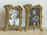 在飛比找Yahoo!奇摩拍賣優惠-德國青春風格黃銅相框。Vintage