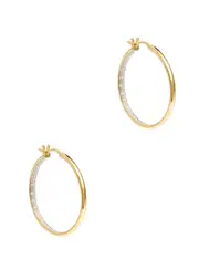Yvonne Leon Paires De Creoles 9kt Gold Hoop Earrings - One Size One Size