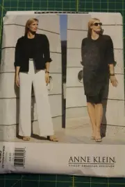 Vogue Pattern Anne Klein Designer #2390 Size 6-8-10 Misses Jacket, Skirt, Pants
