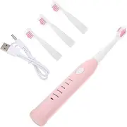Vaguelly Boys and Girls Electric Toothbrush Soft Bristle Brush Waterproof Automatic Toddler Toothbrush Pink