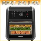 12-Quart 6-in-1 Digital Air Fryer Oven with Touchscreen & 12 Cooking Presets