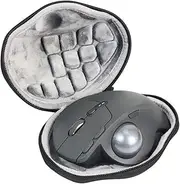 Hard Travel Case for LogitechMX Ergo, Carrying Mouse Case for LogitechMX Ergo Advanced Wirelesss Trackball Gaming Mouse Replacement, Hard EVA Shockproof Water Proof
