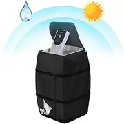 Hot Tub Spa Heater Pump Cover, All-Weather Protection Pool Heat Pump Cover, Insulated Pump Cover, Anti-UV Hot Tubs Spa Heater Pump Winter Cover for Most Square/580