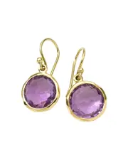 Ippolita 18K Lollipop Mini Drop Earrings in Amethyst