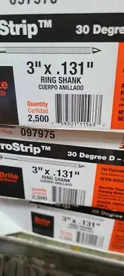 Paslode, Framing Nails, 097975 30 Degree Ringshank, 3 inch x .131 Gauge
