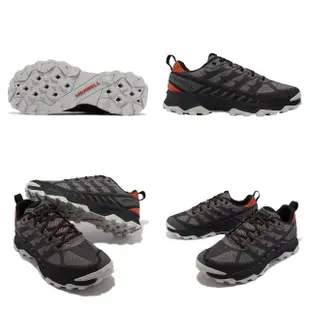 【MERRELL】登山鞋 Speed ECO WP 男鞋 灰 黑 戶外 防水 健行 溯溪 耐磨 抓地(ML036999)