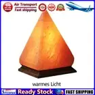 LF# Himalayan Salt Lamp Crystal Salt Rock Lamp Decor with Base (Pyramid Warm Lig