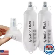 SHELEMB 500ml Soft Flask, Soft Water Bottle for Hydration Packs, Running, Hik