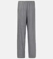 [Toteme] Toteme Monogram flannel pajama pants AU 12 grey
