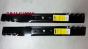 Set of 2 mulching mower blades to Fit John Deere 42" GX20249 Fits L100 & 100