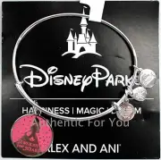 NEW Disney ALEX AND ANI Sleeping Beauty Aurora Awaken Your Heart SILVER Bracelet