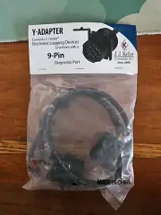 J.J. Keller Y-Adapter 9-Pin Diagnostic Port Electronic Logging **BRAND NEW**