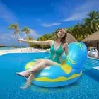 Swimming Inflatable Floating Water Float Hammock Pool Lounge Bed Adults river