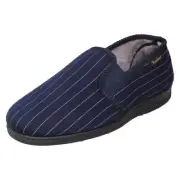 Mens Rosebank Slip On Twin Gusset Full Slippers Paul