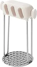 Tadill Potato Masher Food Masher Garlic Mashing Utensil Crusher Kitchen Gadget Smasher Potato Ricer for Beans Egg Avocado Cooking, White