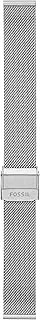 FOSSIL(フォッシル) (FOSAW) Fossil S161073 Women's 16mm Silver Tone Stainless Steel Mesh Watch Band, Silver, ワンサイズ