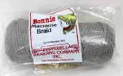 Bonnie Macrame Braid 4mm Craft Cord Gray 100 Yards Vintage Pepperell New NOS